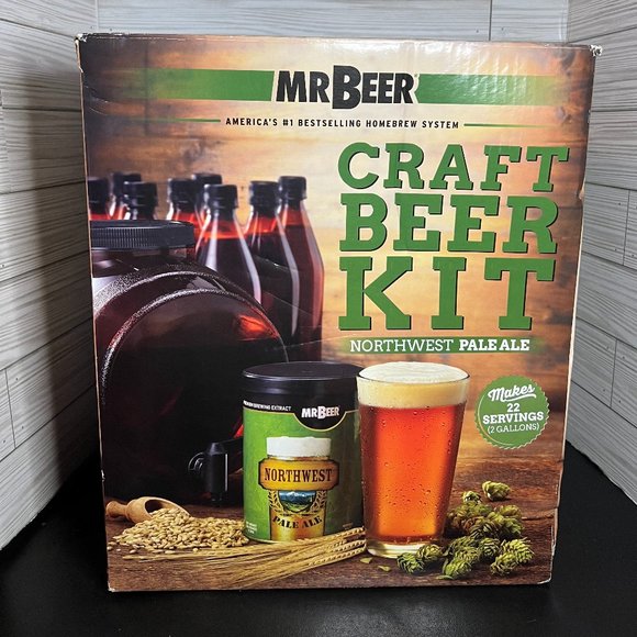 Mr. Beer Dining Mr Beer Homebrew Craft Beer Kit Makes 22 Servings 2